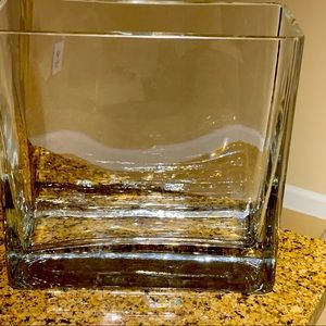 Rectangular Glass Vase